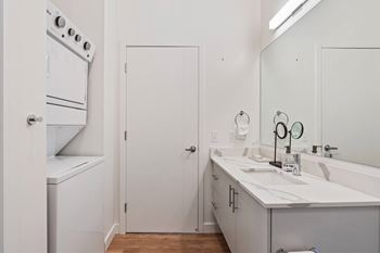 Premium quartz countertops throughout